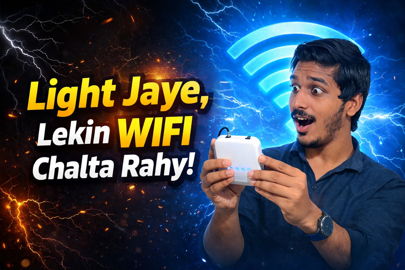 Light jaye - Wifi Chalta rahy