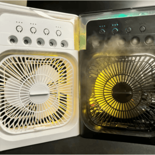 Table Fan with Humidifier