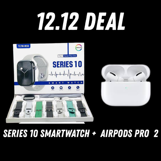 Series 10 Smartwatch + AirPods Pro 2 TWS