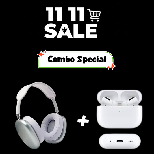Combo Special - P9 Wireless Headphones+Airpods Pro 2 Copy